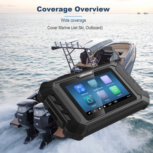 OBDSTAR iScan SUZUKI Marine Diagnostic Tablet Code Reading Code Clearing Data Flow Action Test 2 Years Free Upgrade