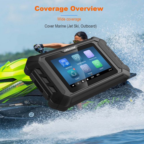 OBDSTAR iScan YAMAHA Marine Diagnostic Tablet Code Reading Code Clearing Data Flow Action Test 2 Years Free Upgrade